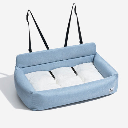 Washable Bolster Dog Back Seat Bed