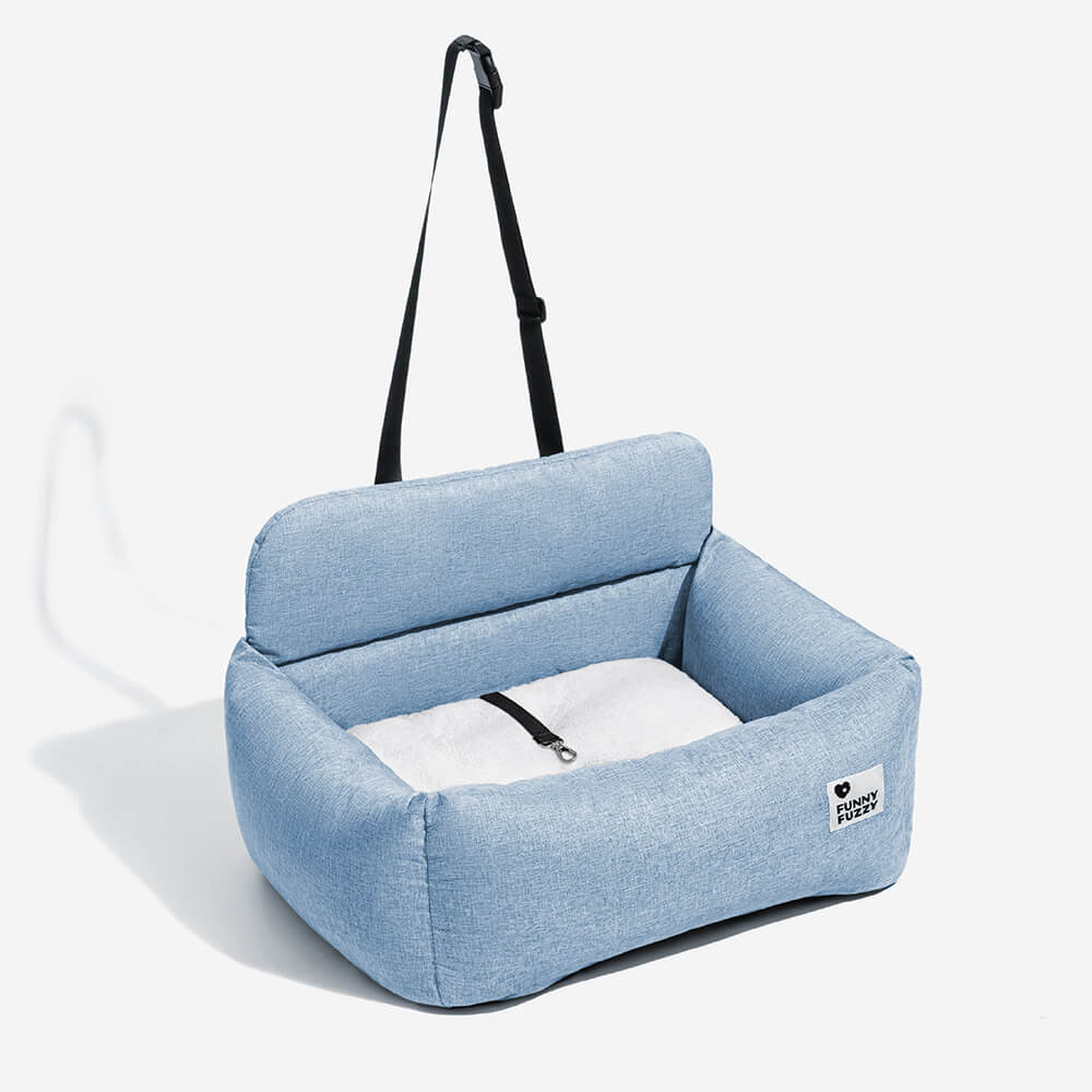 Washable Bolster Dog Back Seat Bed