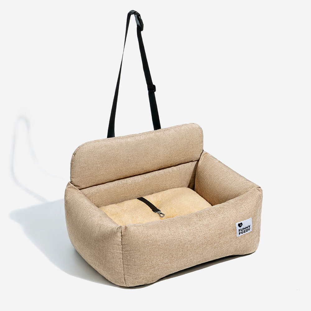 Washable Bolster Dog Back Seat Bed
