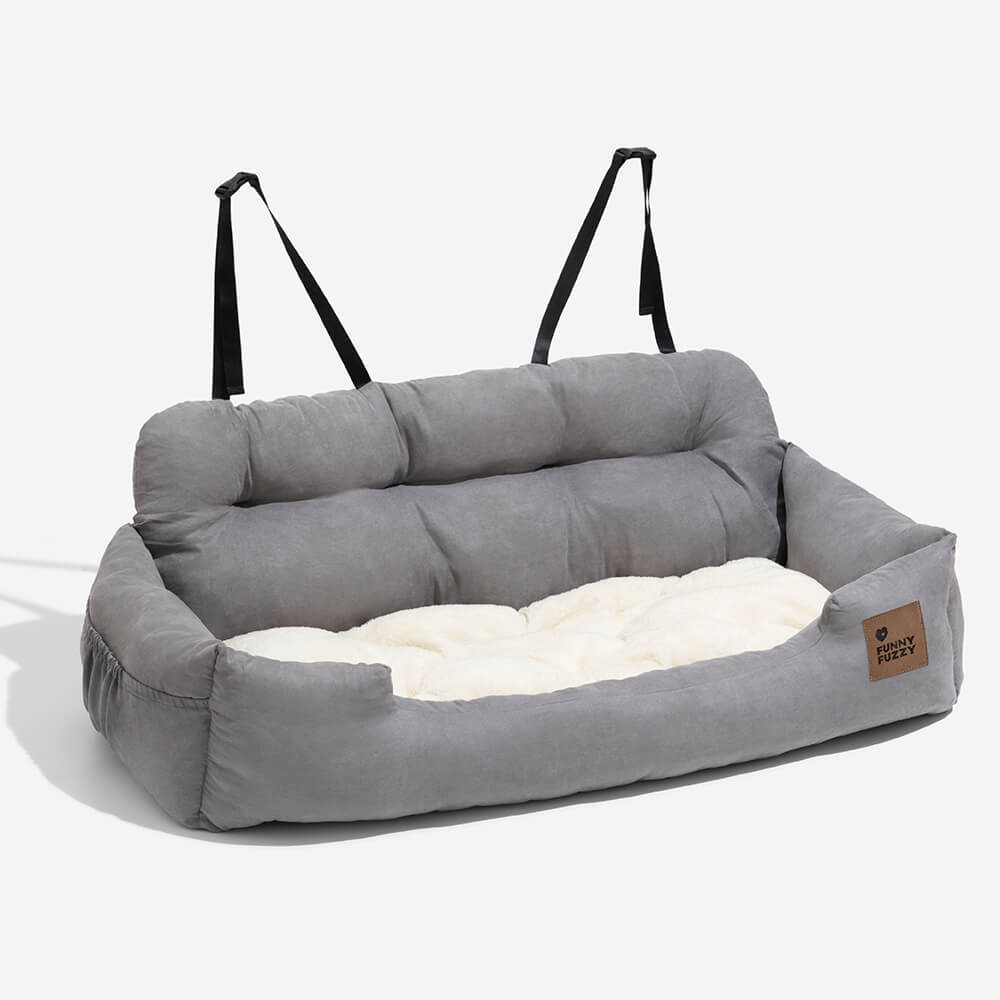 Bolster Dog Back Seat Bed for Medium and Large Dogs