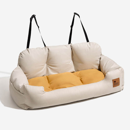 Bolster Dog Back Seat Bed for Medium and Large Dogs