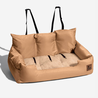 Waterproof Bolster Dog Back Seat Bed