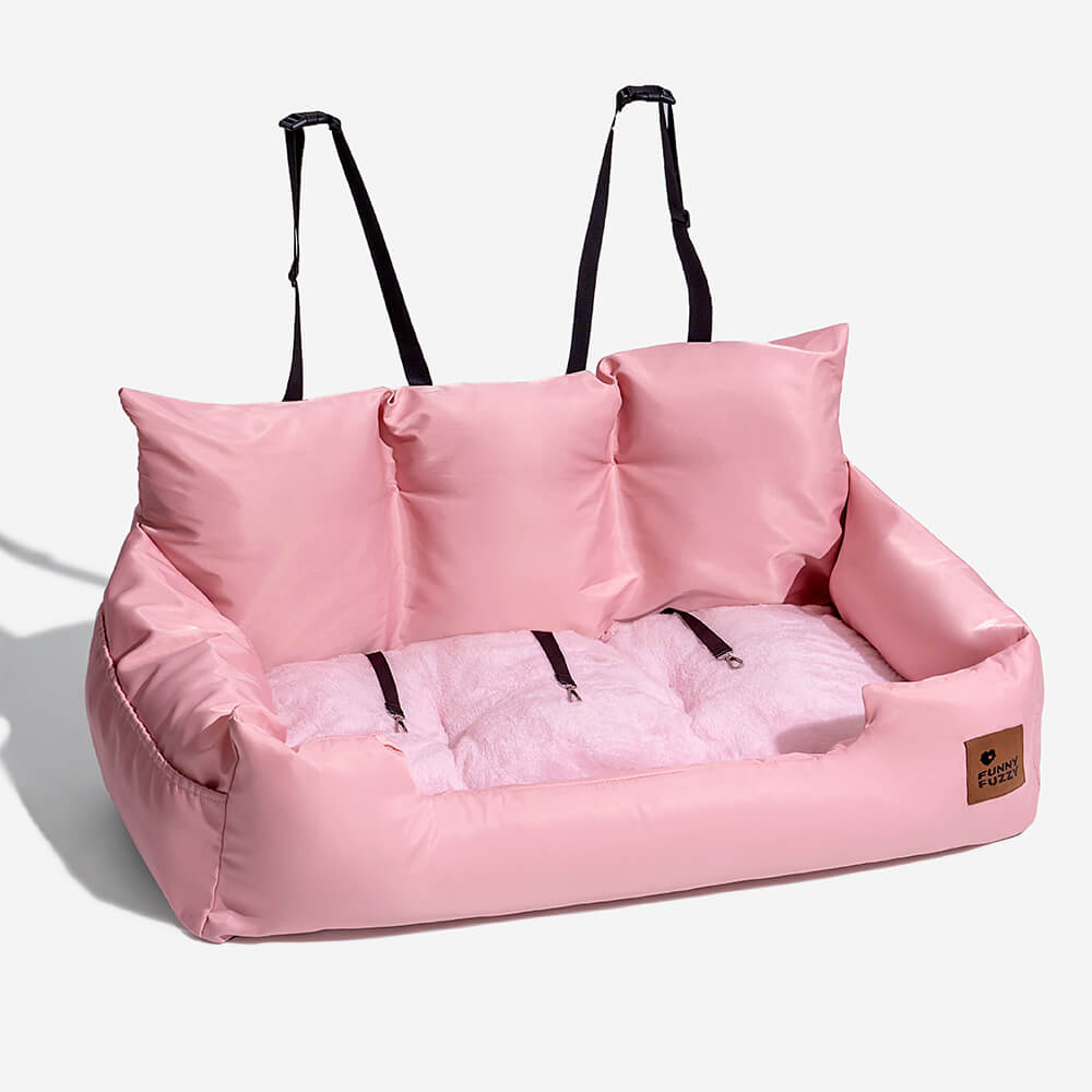 Waterproof Bolster Dog Back Seat Bed