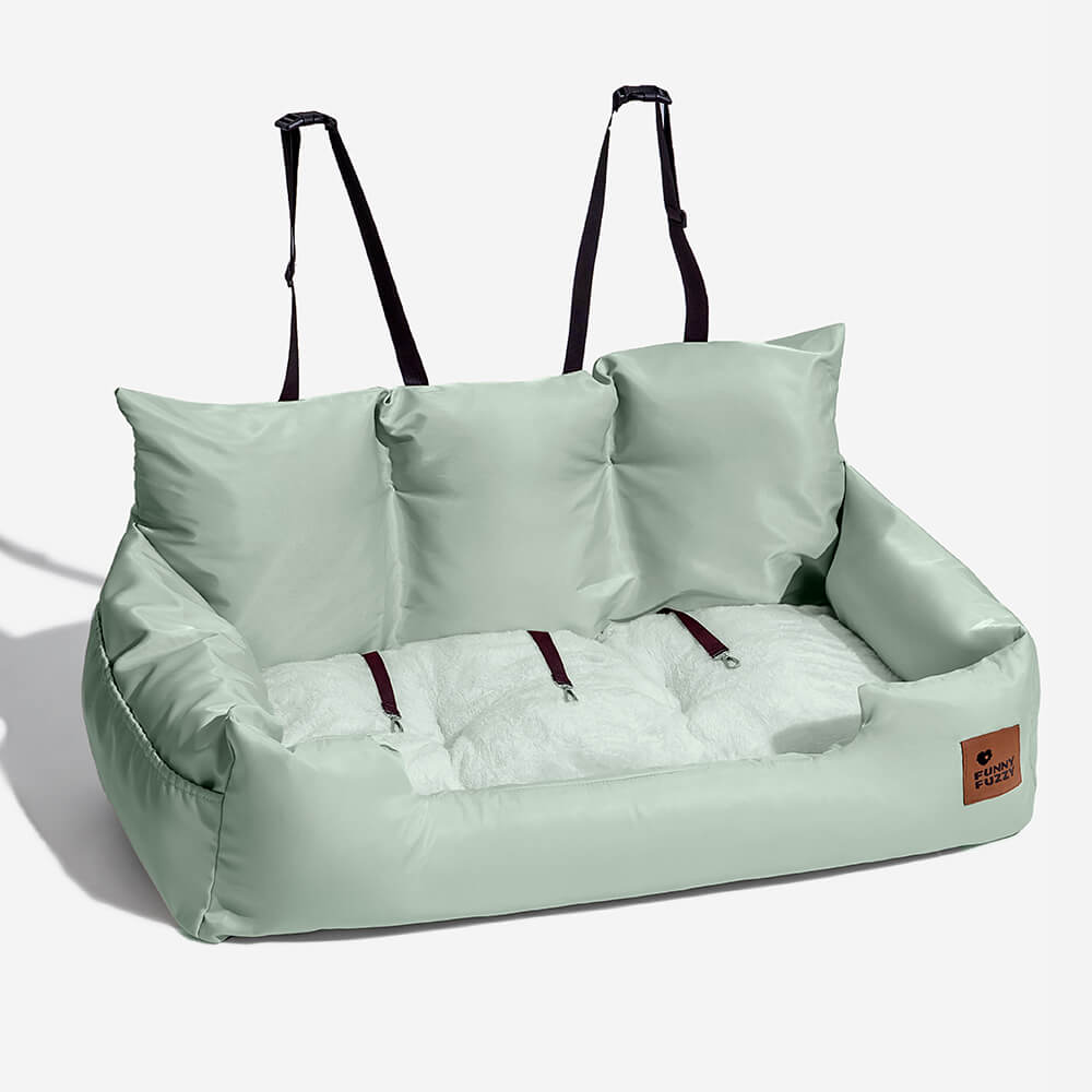 Waterproof Bolster Dog Back Seat Bed