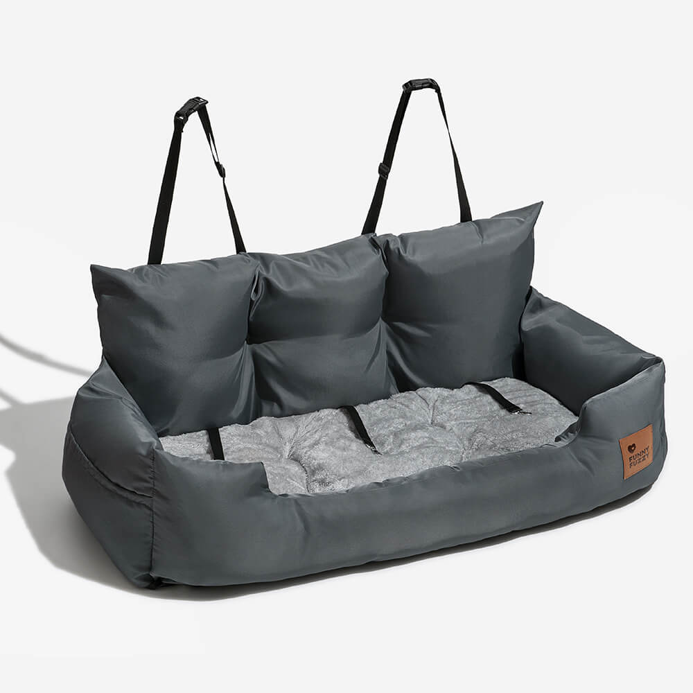 Waterproof Bolster Dog Back Seat Bed