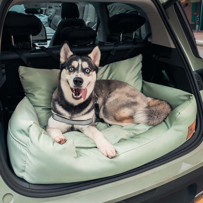 Waterproof Bolster Dog Back Seat Bed