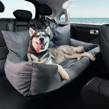 Waterproof Bolster Dog Back Seat Bed