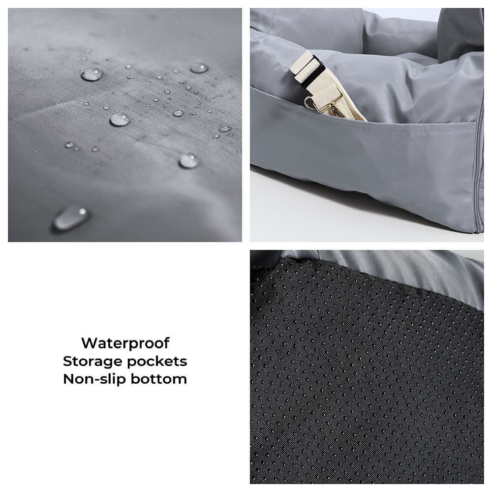 Waterproof Bolster Dog Back Seat Bed Waterproof Pro-Light Green X-Large