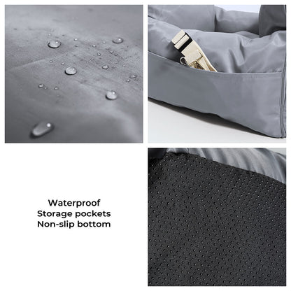 Waterproof Bolster Dog Back Seat Bed Waterproof Pro-Light Green X-Large