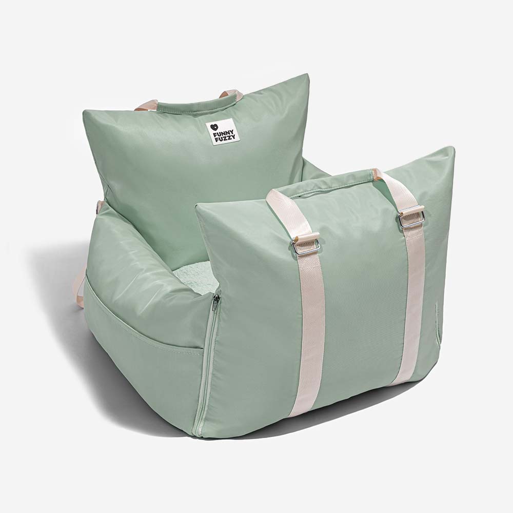 Waterproof Dog Car Seat Bed with Bolstered Sides