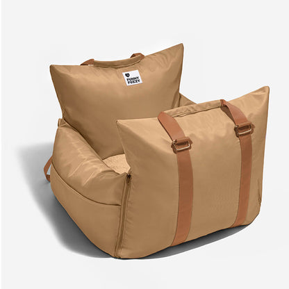 Waterproof Dog Car Seat Bed with Bolstered Sides