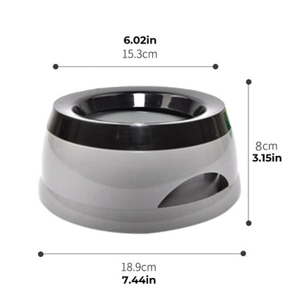 No-Spill Travel Dog Water Bowl with Floating Disk