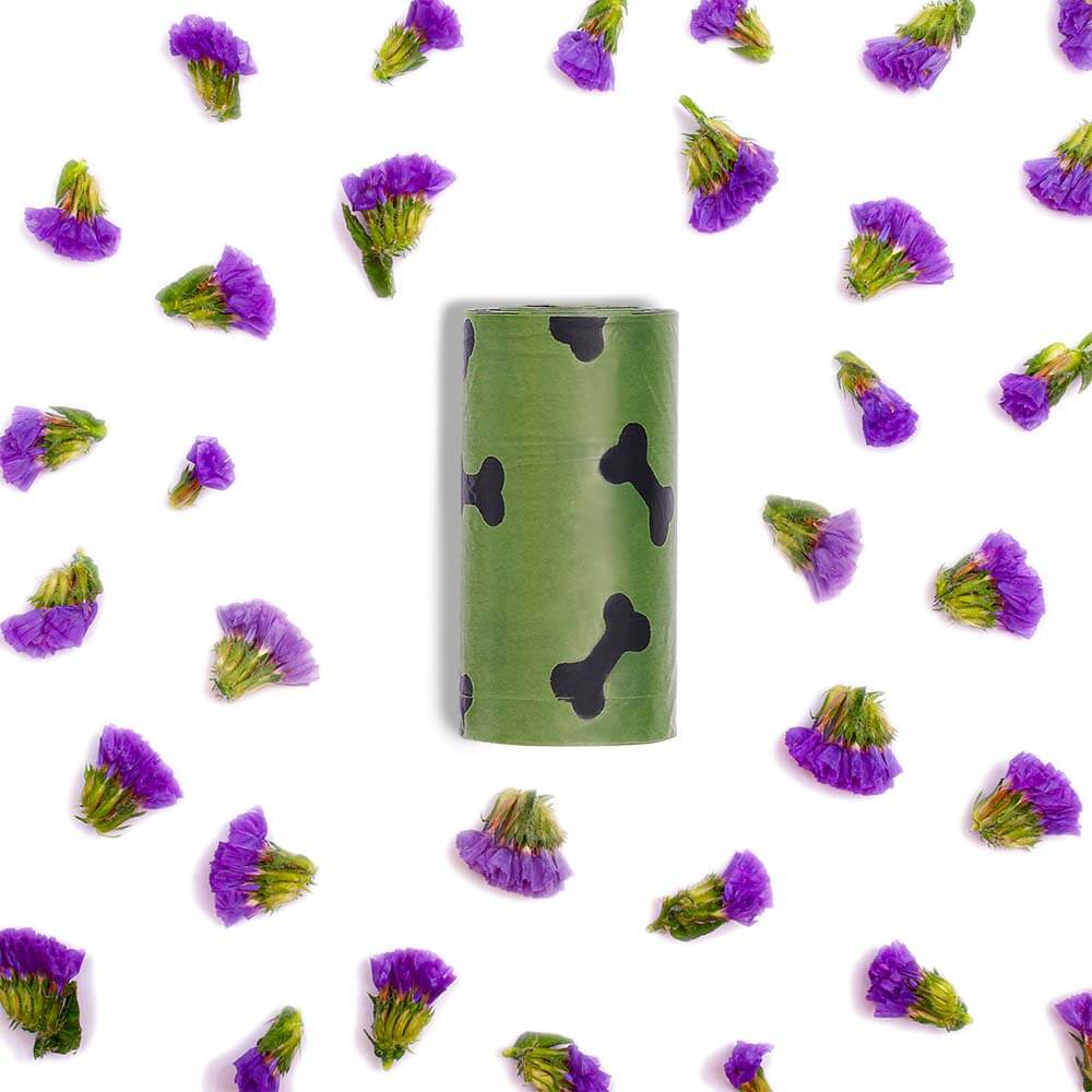 Scented Biodegradable Dog Poop Bags Green | 45 Count