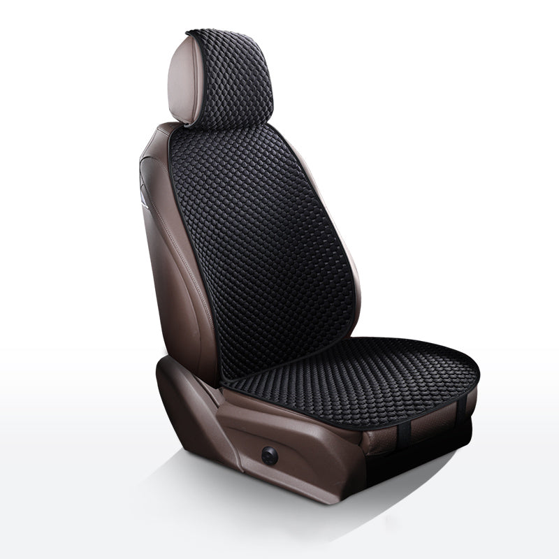 Cooling Front Car Seat Cover for Dogs Black Rear Seat