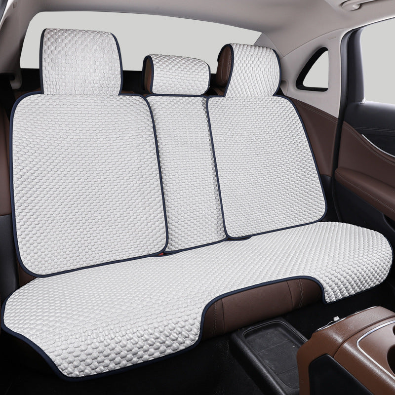 Cooling Front Car Seat Cover for Dogs White Full Seat