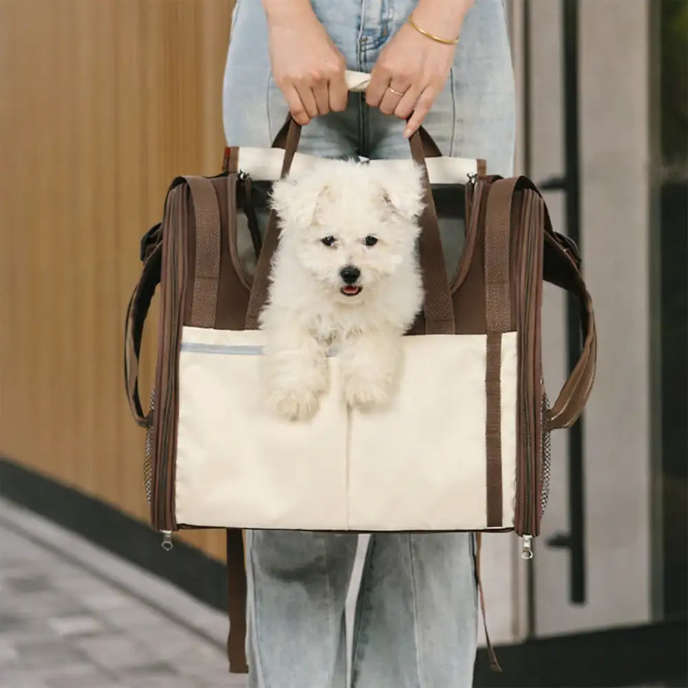 Large Breathable Foldable Pet Backpack Carrier