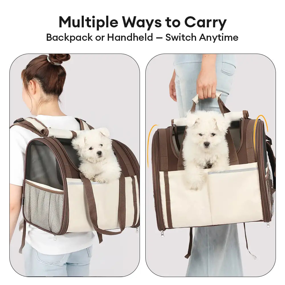 Large Breathable Foldable Pet Backpack Carrier