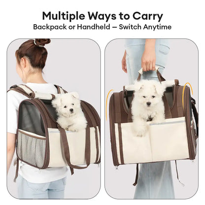 Large Breathable Foldable Pet Backpack Carrier