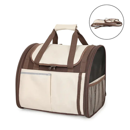 Large Breathable Foldable Pet Backpack Carrier