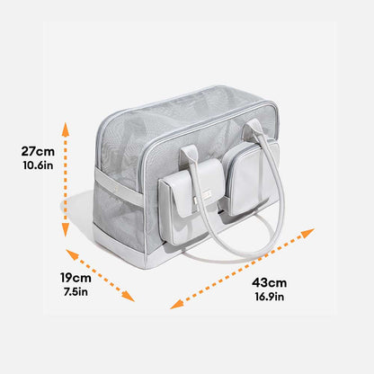 Lightweight Breathable Mesh Pet Carrier