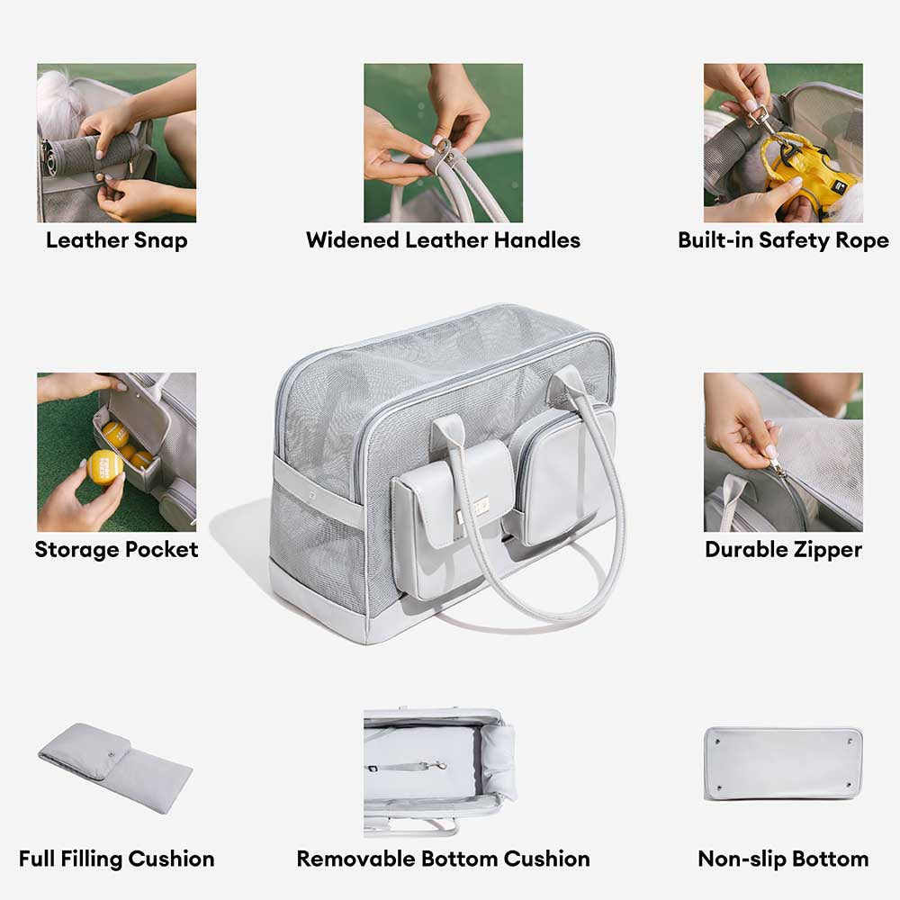 Lightweight Breathable Mesh Pet Carrier