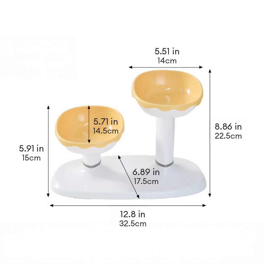 Adjustable Raised Double Pet Bowl