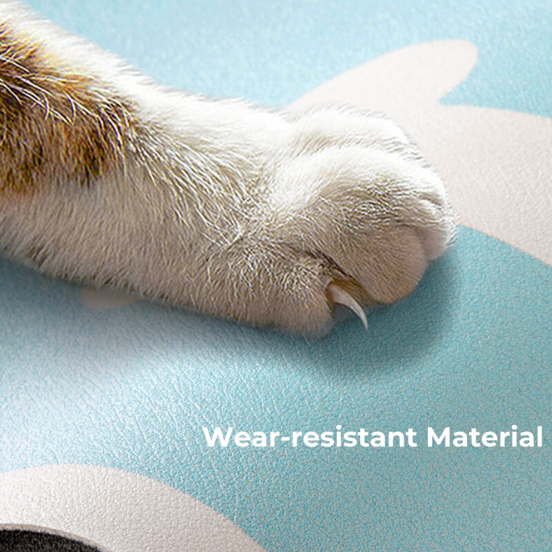 Quick-Dry Non-Slip Pet Feeding Mat Brown S