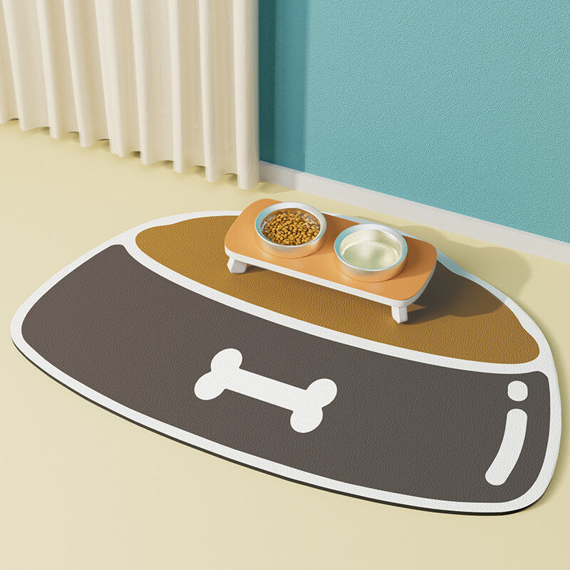 Quick-Dry Non-Slip Pet Feeding Mat