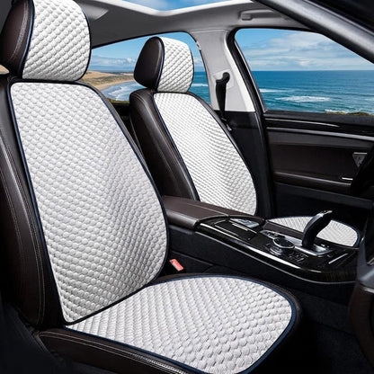 Cooling Front Car Seat Cover for Dogs White One Seat