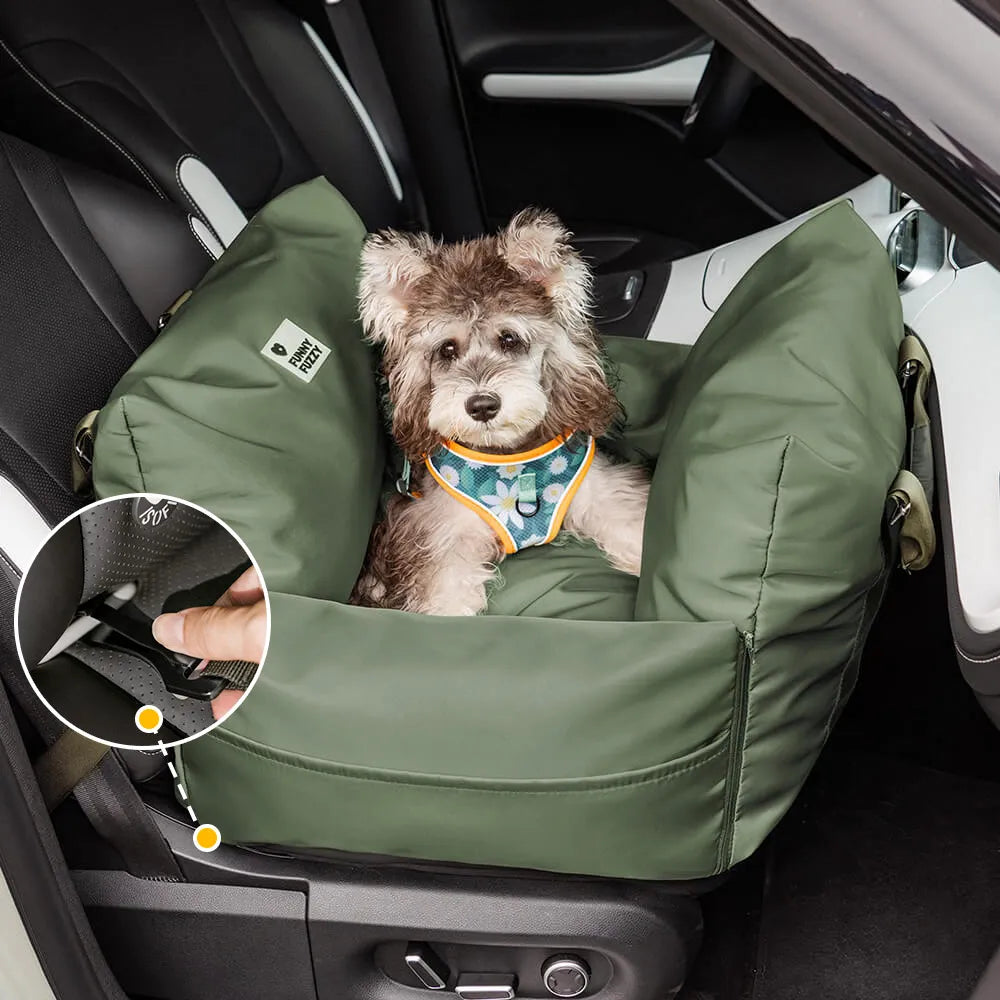 Waterproof ISOFIX Dog Car Seat Bed with LATCH Anchors