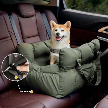 ISOFIX Dog Car Seat Bed with LATCH Anchor System