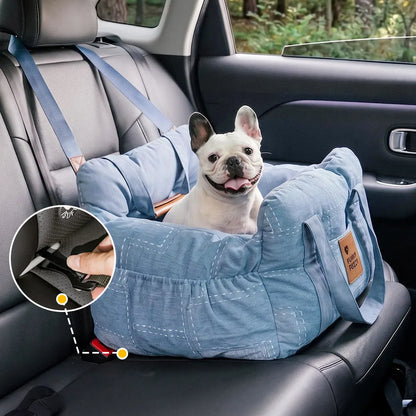 Portable ISOFIX Dog Car Seat Bed with LATCH Anchors