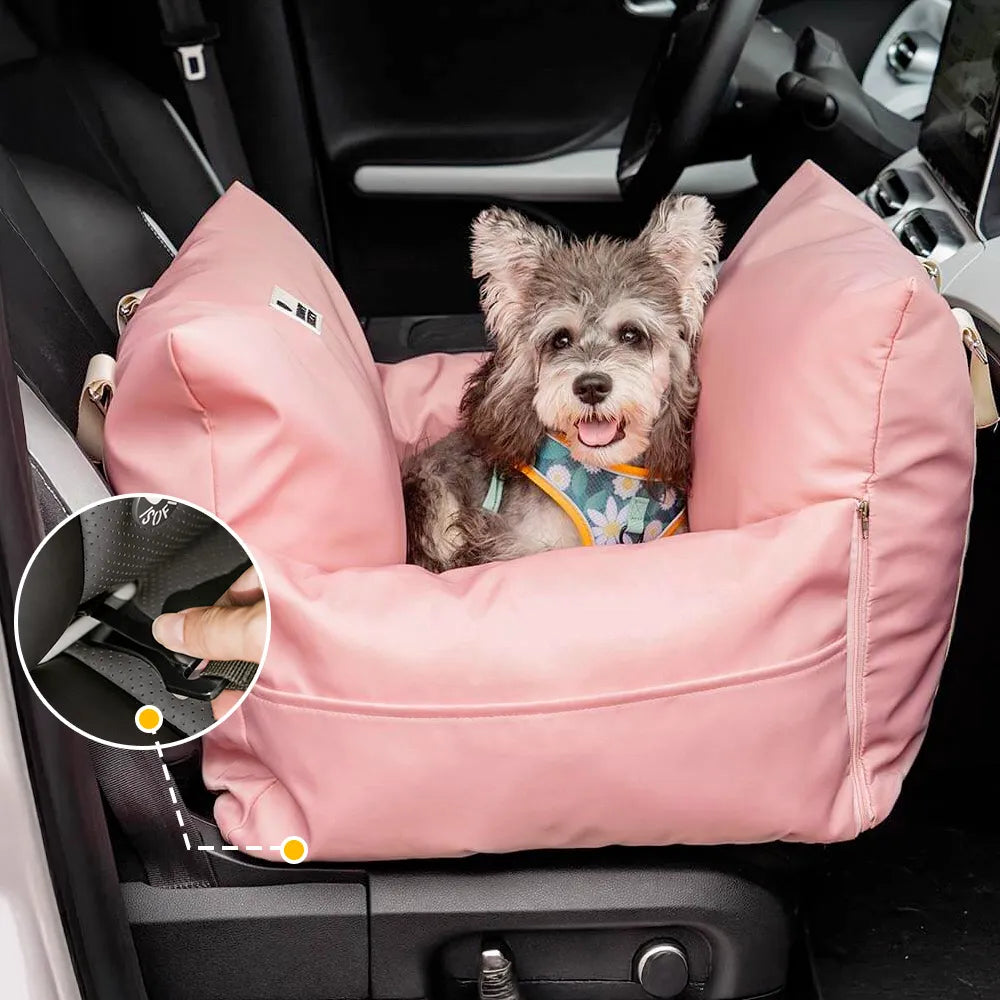 Waterproof ISOFIX Dog Car Seat Bed with LATCH Anchors