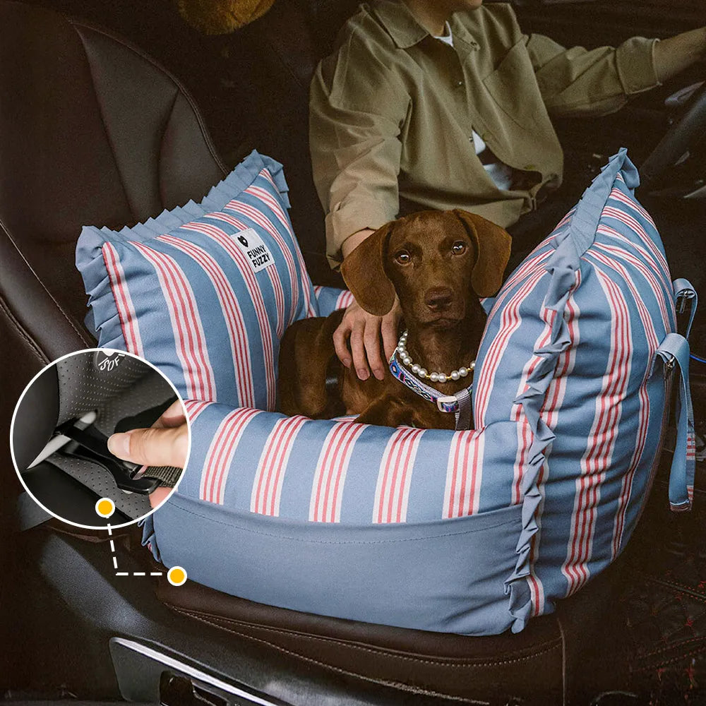 Waterproof ISOFIX Dog Car Seat Bed with LATCH Anchors