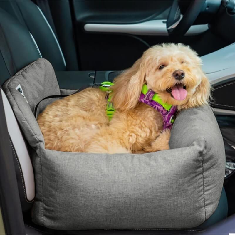 Washable Bolster Dog Back Seat Bed