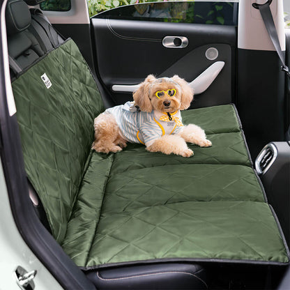 Folding Waterproof Dog Back Seat Bed