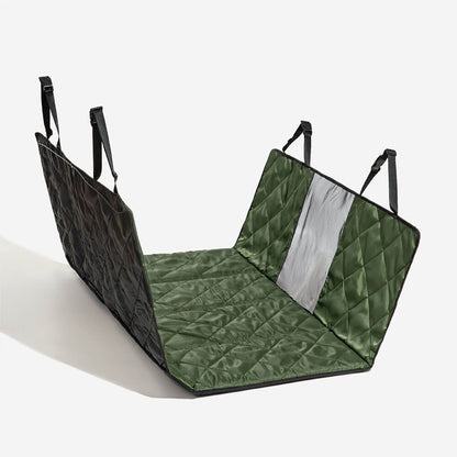 Folding Waterproof Dog Back Seat Bed