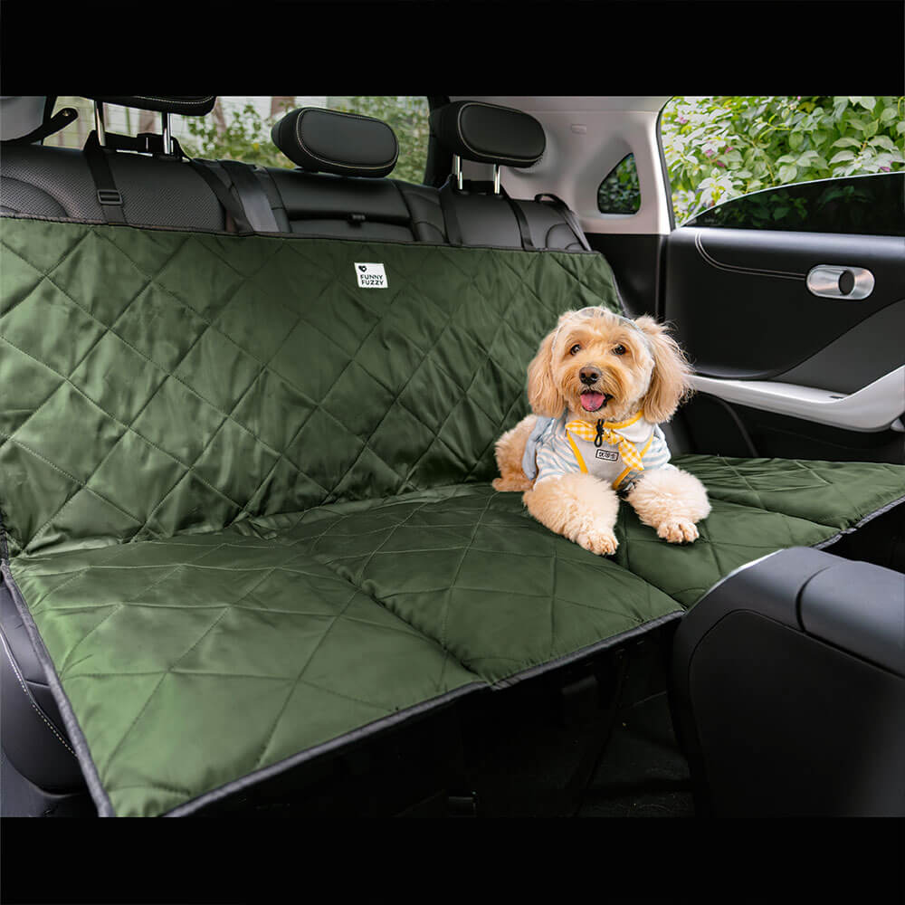 Folding Waterproof Dog Back Seat Bed