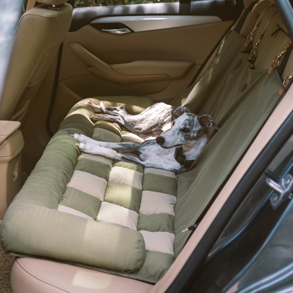 Large Bolster Dog Car Seat Bed for Road Trips