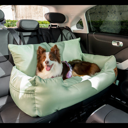 Waterproof Bolster Dog Back Seat Bed