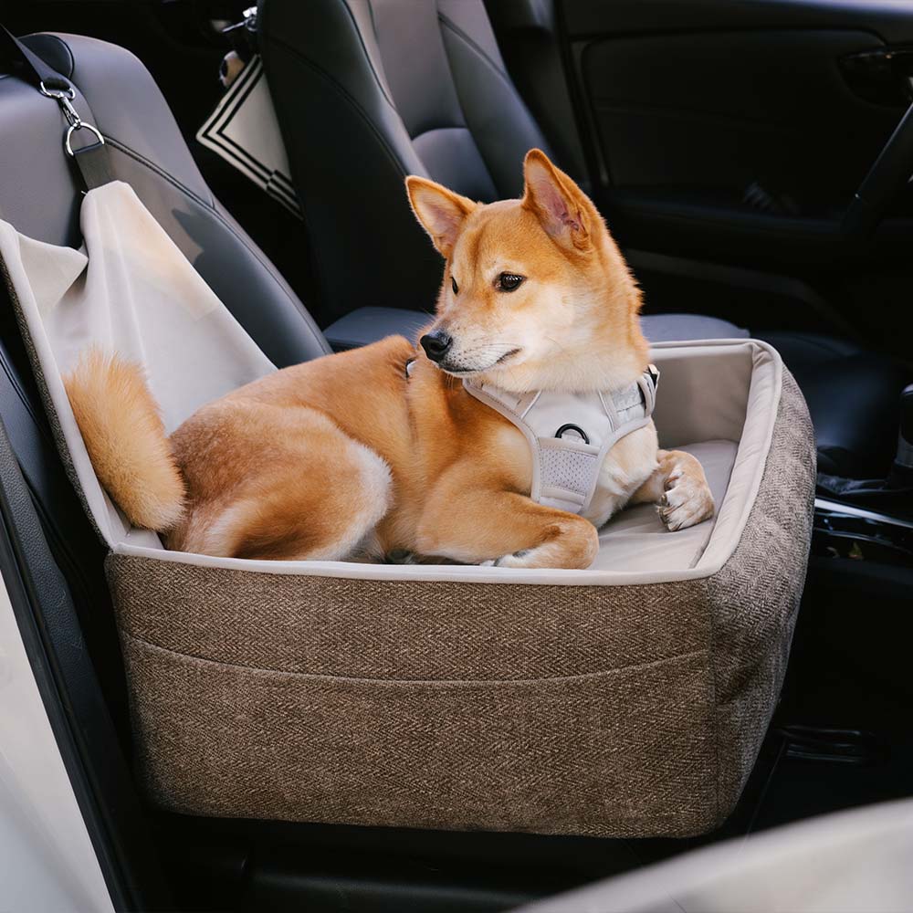 Thickened Elevated Dog Car Seat Bed
