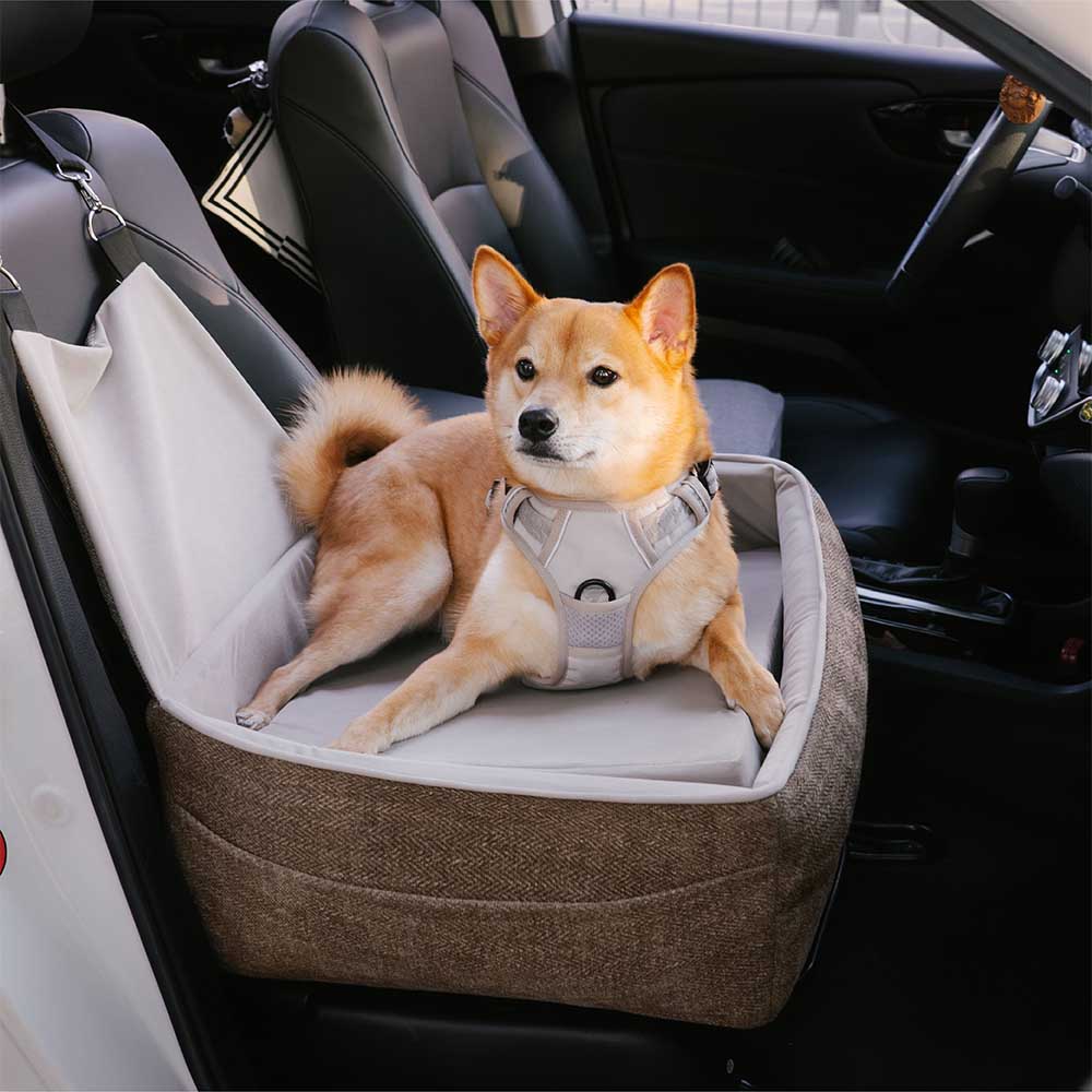 Thickened Elevated Dog Car Seat Bed