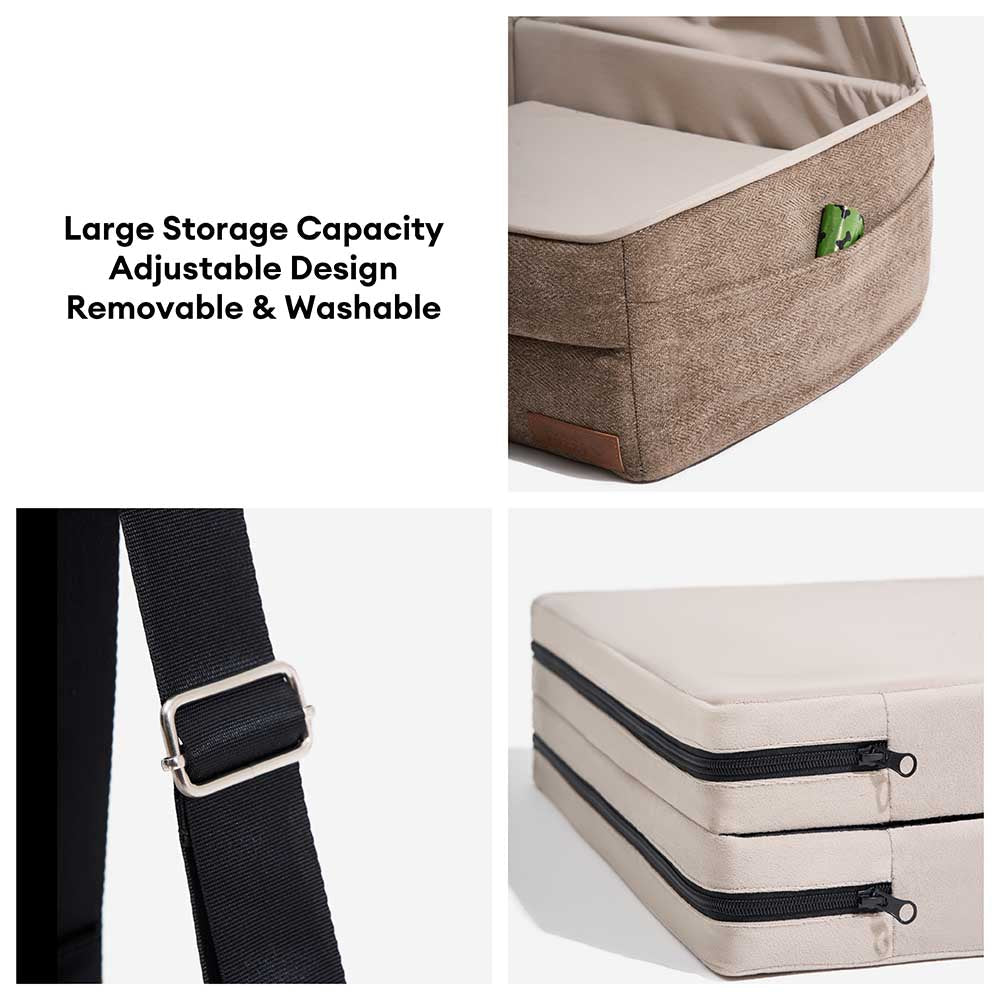 Thickened Elevated Dog Car Seat Bed