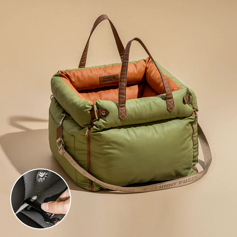 LATCH-Compatible Dog Car Seat with ISOFIX Anchors