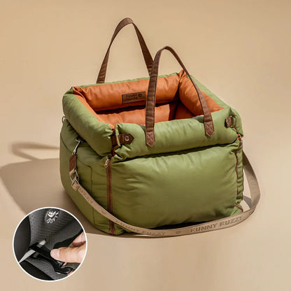 LATCH-Compatible Dog Car Seat with ISOFIX Anchors