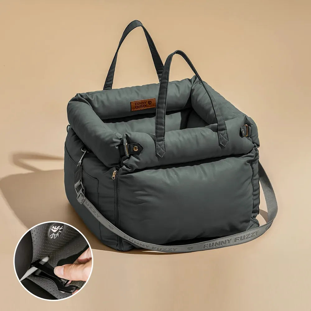 LATCH-Compatible Dog Car Seat with ISOFIX Anchors
