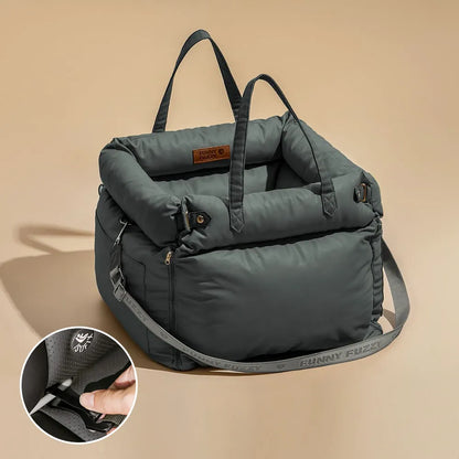 LATCH-Compatible Dog Car Seat with ISOFIX Anchors