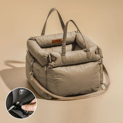LATCH-Compatible Dog Car Seat with ISOFIX Anchors