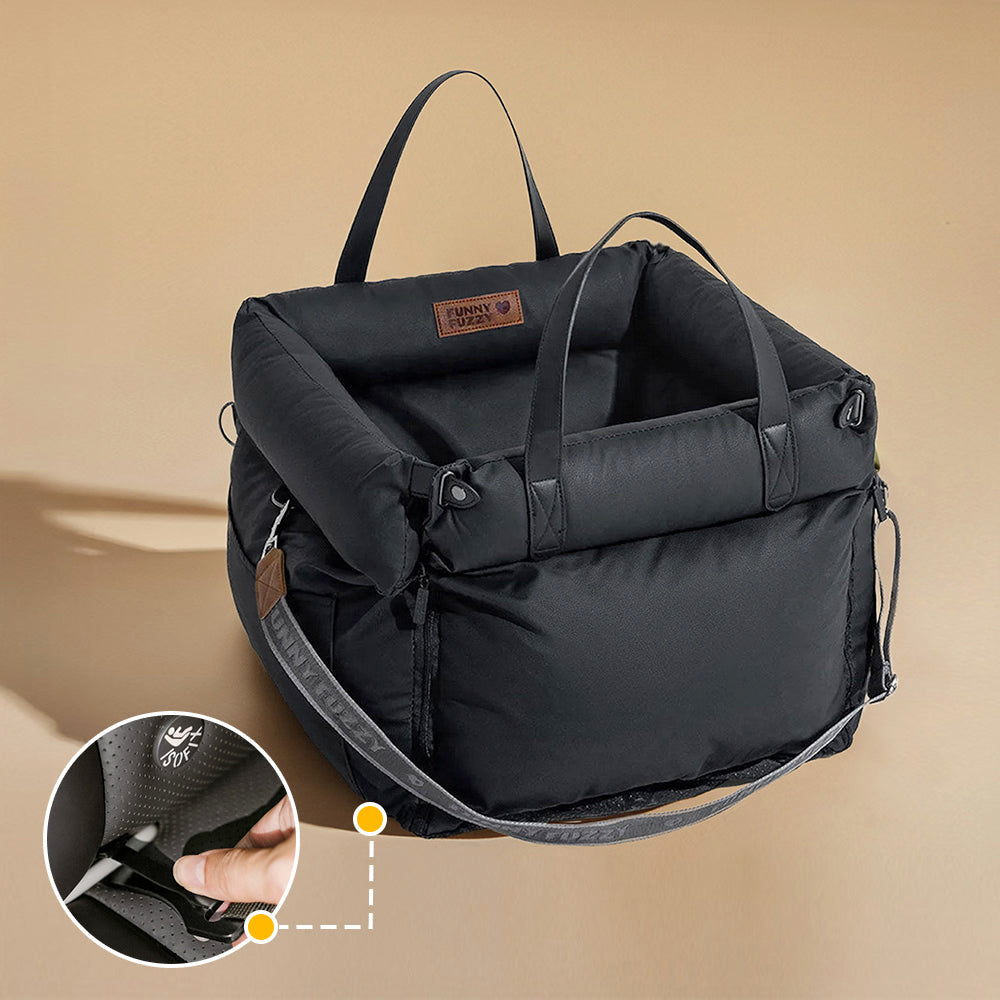 LATCH-Compatible Dog Car Seat with ISOFIX Anchors
