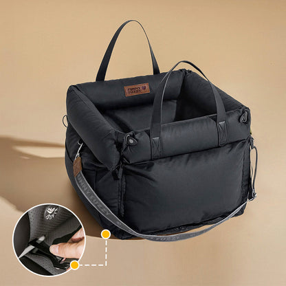 LATCH-Compatible Dog Car Seat with ISOFIX Anchors